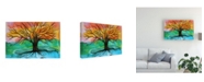Trademark Global Michelle Mccullough Tree of Joy Canvas Art - 15" x 20"